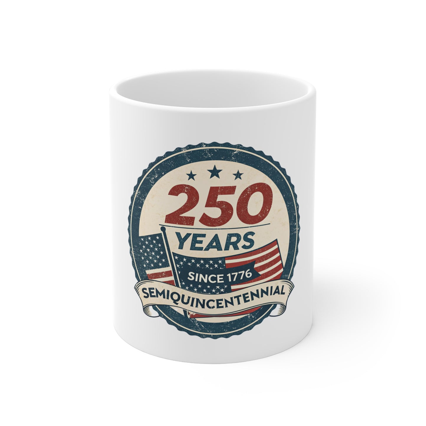 250 Years Semiquincentennial Coffee Mug – Patriotic 1776 Anniversary Gift