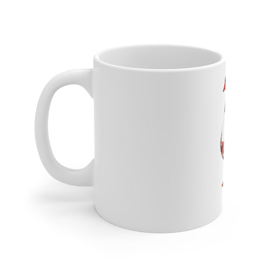 Patriotic Goose Mug — Watercolor American Flag Duck Coffee Cup