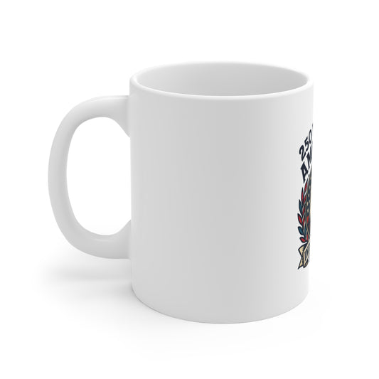 250 Years of American Independence 11oz Coffee Mug — July 4th Patriotic Eagle