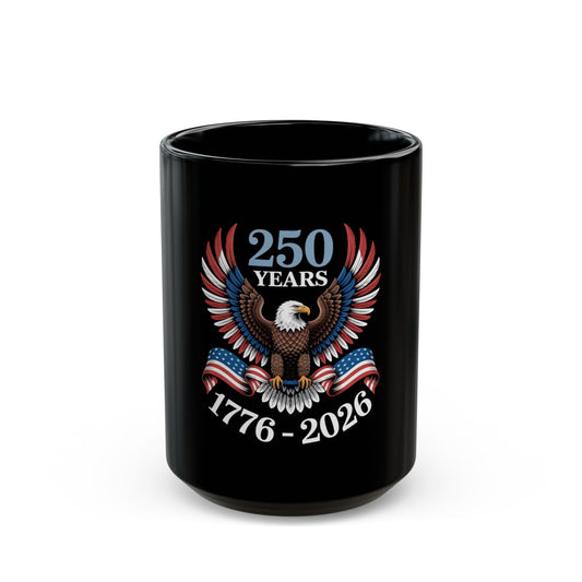 250 Years Eagle Mug โ 1776-2026 Patriotic Coffee Mug