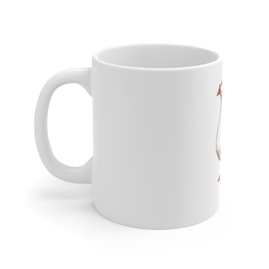 Goose Watercolor Mug – Cute Farm Bird Coffee Cup (11oz)