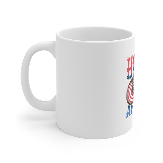 Howdy America Mug — Patriotic Cowboy Coffee Cup (11oz)