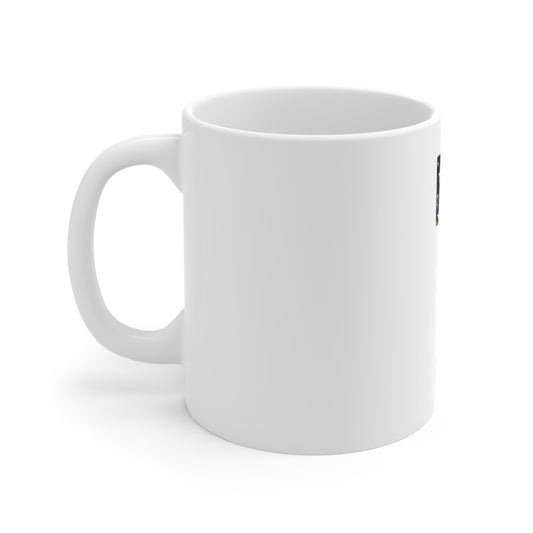 Patriotic Letter T Coffee Mug – American Flag Initial Mug – Vintage USA Monogram Mug – Distressed Americana Alphabet Gift Mug 11oz