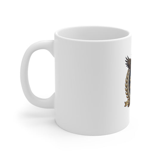 250 Years Anniversary Eagle Emblem Mug — Commemorative 11oz Celebration Gift