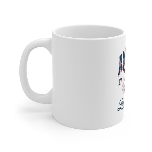 America 1776 Eagle Mug — Land of the Free Patriotic Coffee Cup