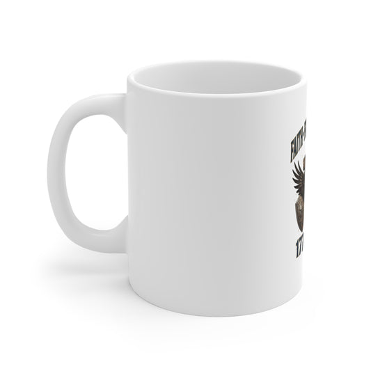 Faith β’ Freedom 250 Years 1776β2026 Eagle Coffee Mug β Patriotic Independence Day Gift