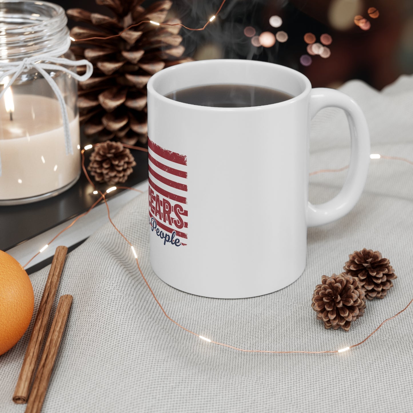 USA 250 Years We The People Coffee Mug – 1776–2026 Patriotic Flag Mug – Vintage American Freedom Gift Mug 11oz