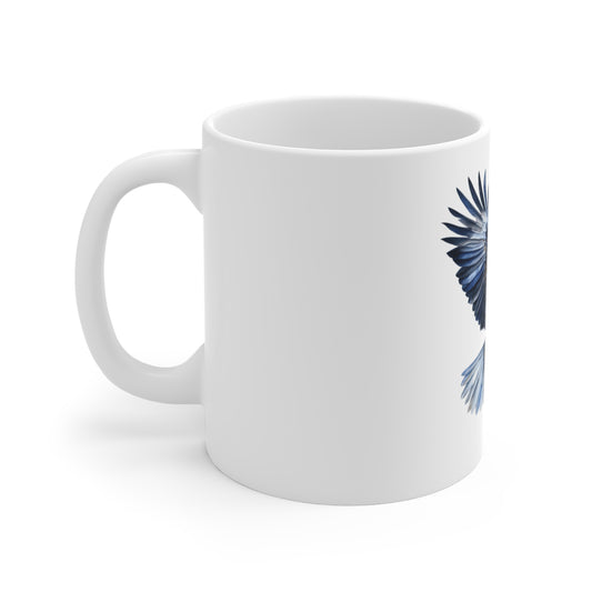 Eagle Flight Ceramic Mug — 11oz Patriotic Wildlife Coffee Cup