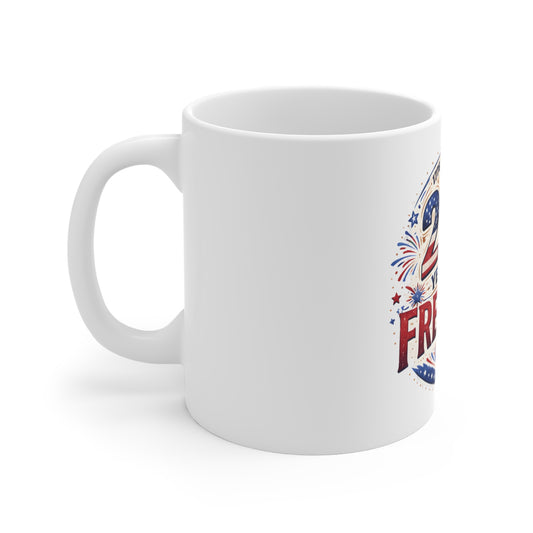250 Years of Freedom Mug 1776β2026 β Vintage Patriotic USA Coffee Cup β American Flag Anniversary Mug 11oz