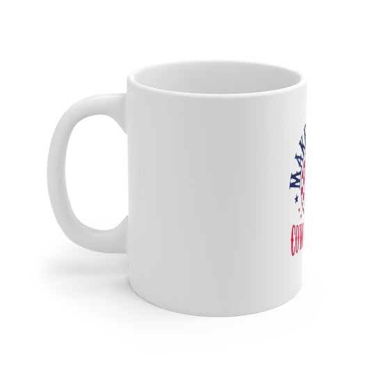 Make America Cowboy Again Mug — Patriotic Western 11oz Coffee Cup