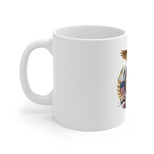USA 250th Anniversary Eagle & Fighter Jet Coffee Mug β 1776β2026 Patriotic Military Tribute Mug β American Freedom Heritage Cup Mug 11oz