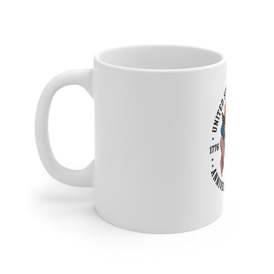 250th Anniversary USA Eagle Flag Mug β United States 1776β2026 Commemorative Coffee Cup