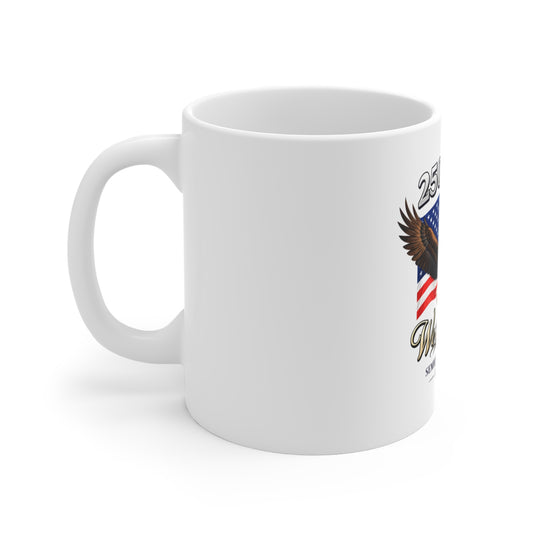 250 Years 'We the People' Eagle Mug — 1776–2026 Semiquincentennial Patriotic Coffee Cup