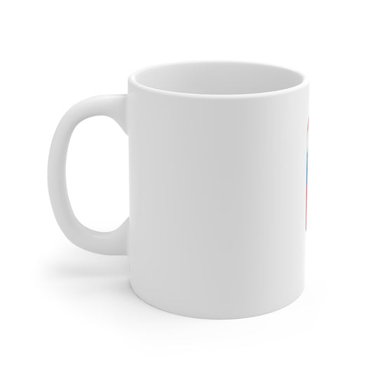 Patriotic Rocket Pop Mug — Red White & Blue Popsicle Coffee Cup (11 oz)