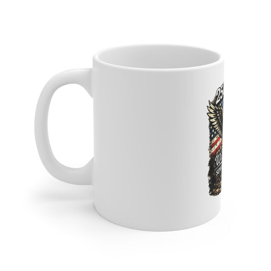 250 Years We The People Eagle Mug - 1776-2026 Semiquicentennial American Flag Coffee Cup