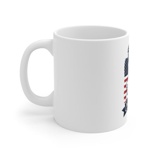 250 Years America 1776-2026 Coffee Mug – Patriotic Statue of Liberty & Flag