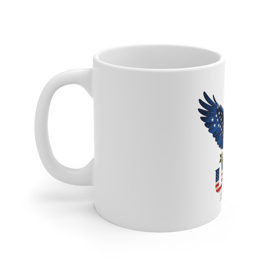 Patriotic Eagle USA 250 Years Mug
