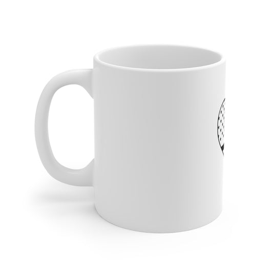 Stealth American Flag Heart Coffee Mug – Blacked Out USA Flag Heart Mug – Minimalist Patriotic Love Design Cup – Subtle Freedom Gift Mug Mug 11oz