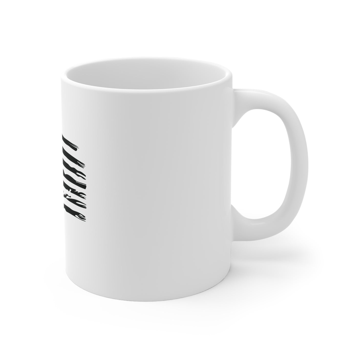 Stealth American Flag Skull Mug – Blacked Out Patriotic Skull Coffee Mug – Tactical USA Flag Cup – Subtle Distressed Flag  11oz