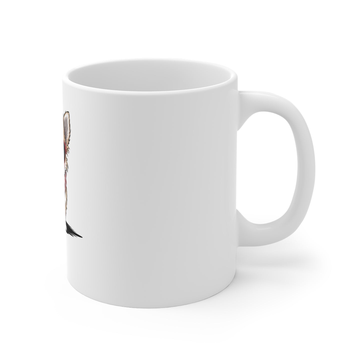 Patriotic Chihuahua Coffee Mug — Cute Dog with American Flag Scarf & Sunglasses 11oz