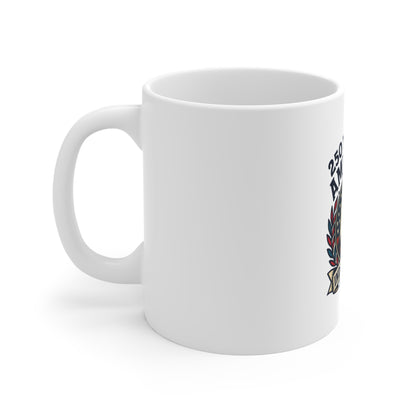 250 Years of American Independence 11oz Coffee Mug — July 4th Patriotic Eagle