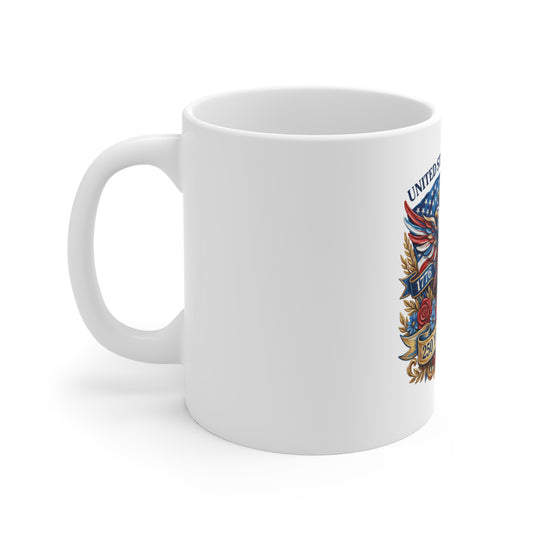 Liberty Bell 250th Anniversary Coffee Mug — United States of America 1776–2026 Patriotic Tea Cup