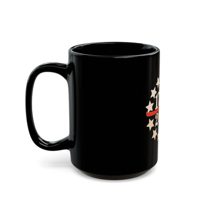1776–2026 Commemorative Black Mug — Revolutionary Anniversary Coffee Cup