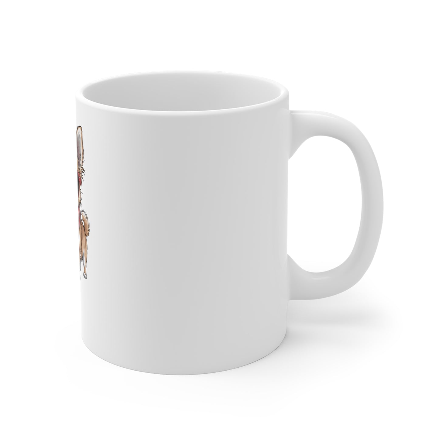 Patriotic Chihuahua Mug — Cute Sunglasses Dog Coffee Cup (11 oz)