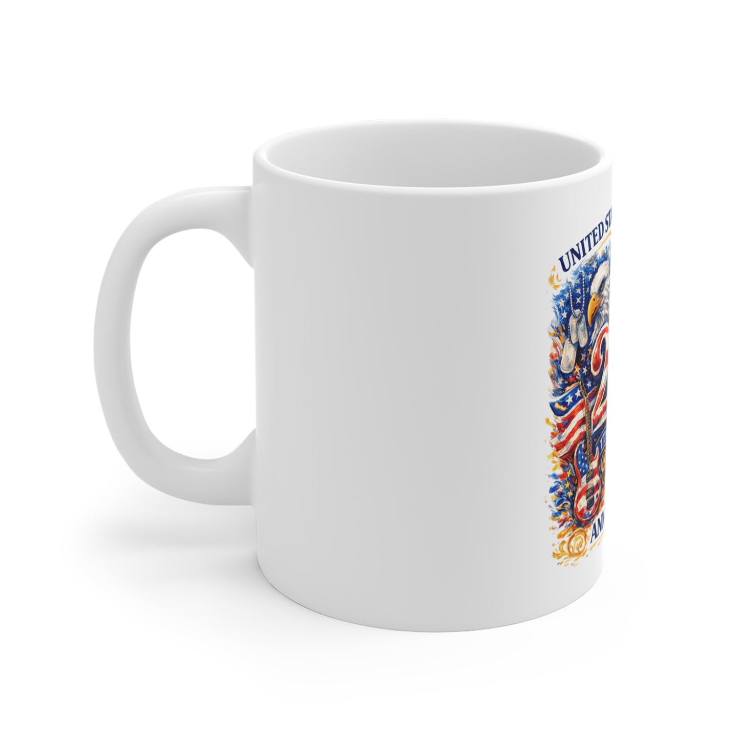 250th USA Anniversary Coffee Mug — United States 1776-2026 Patriotic Eagle & Flags