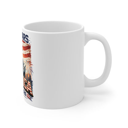 America 250 Years Mug – Statue of Liberty 1776–2026 Patriotic Coffee Cup – Vintage USA Independence Day Mug 11oz