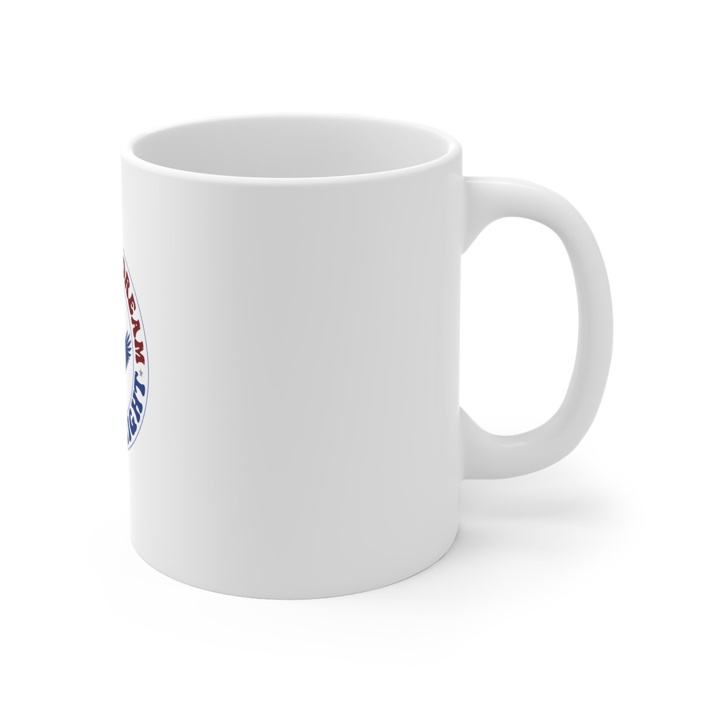 American Dream Shine Bright Mug — Patriotic Eagle 11oz Coffee Cup