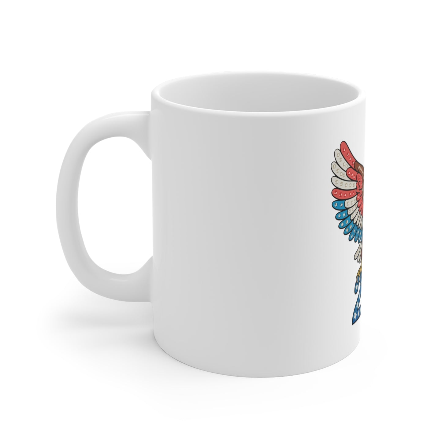250th Anniversary Eagle Mug — Patriotic USA Stars & Stripes Coffee Cup
