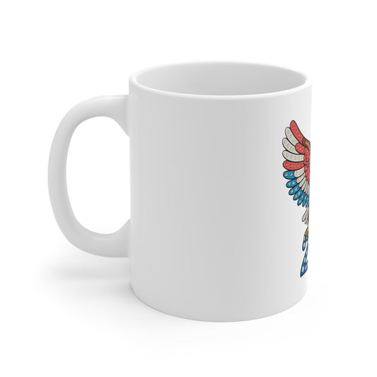 250th Anniversary Eagle Mug — Patriotic USA Stars & Stripes Coffee Cup