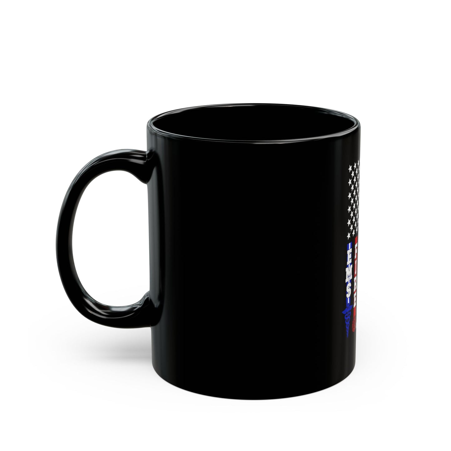 First Responders Flag Mug – EMS Fire Nurse Dispatch Police Military Coffee Cup – American Heroes Tribute Design Black Mug (11oz, 15oz)