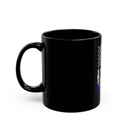 First Responders Flag Mug – EMS Fire Nurse Dispatch Police Military Coffee Cup – American Heroes Tribute Design Black Mug (11oz, 15oz)