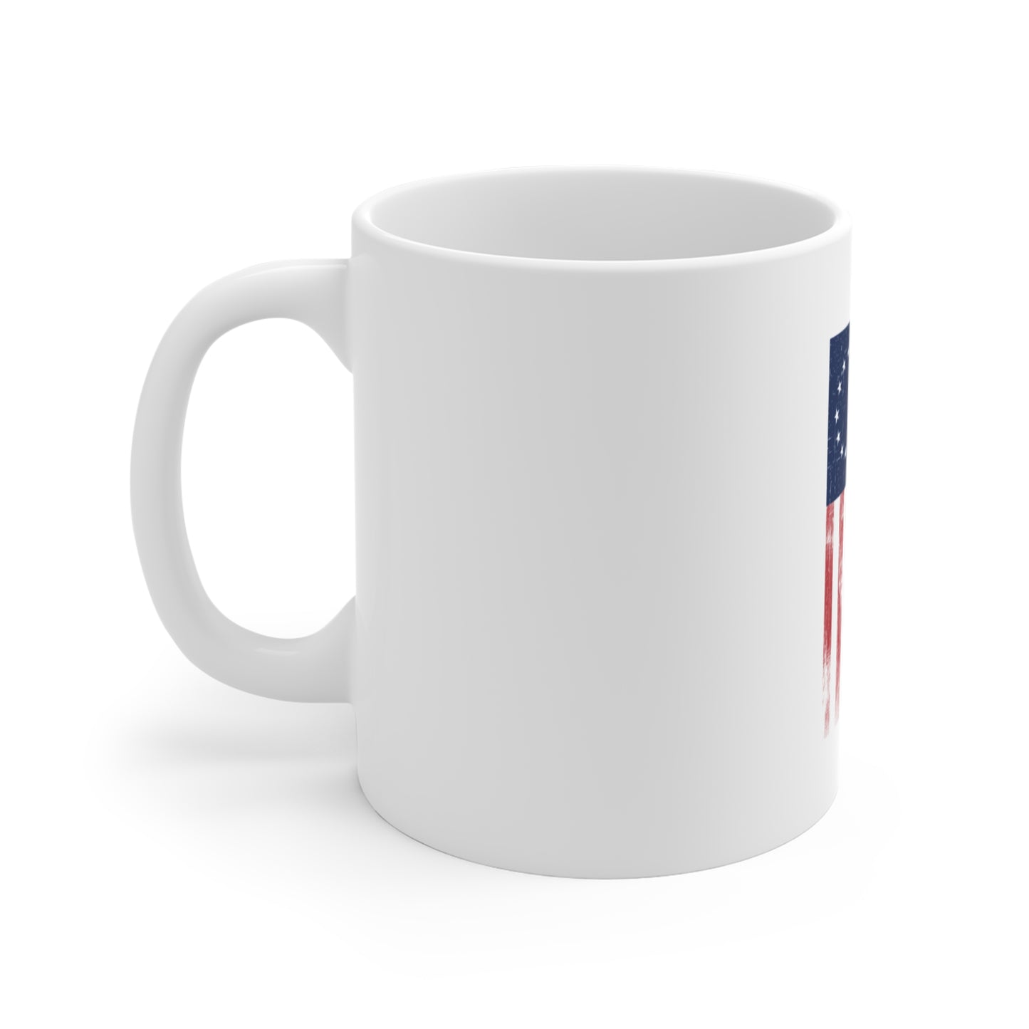 Betsy Ross Flag Coffee Mug - Distressed Americana 11oz