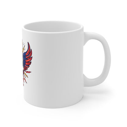 Skull with Wings 11oz Ceramic Mug — Gothic Rock Coffee Cup