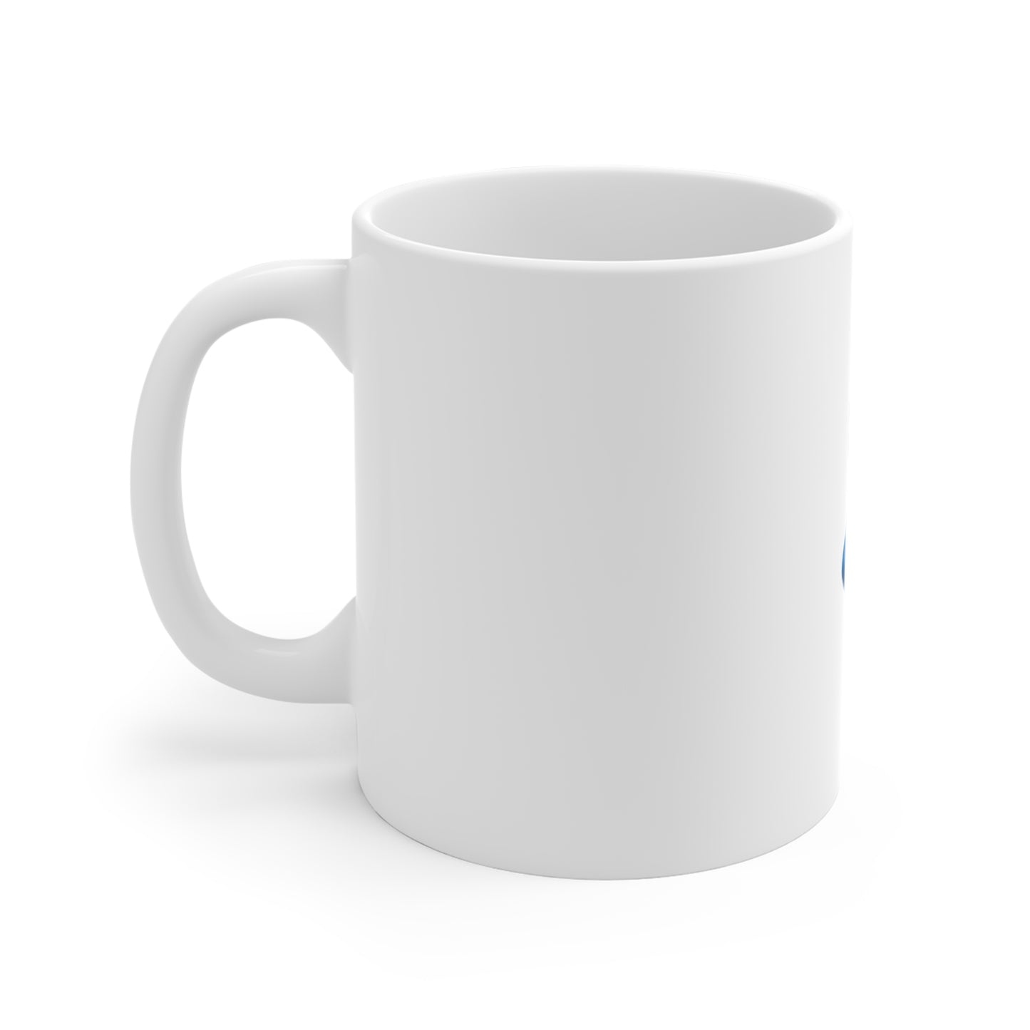 Patriotic Red White Blue Brushstroke Mug — 11oz USA Flag Swirl Coffee Cup