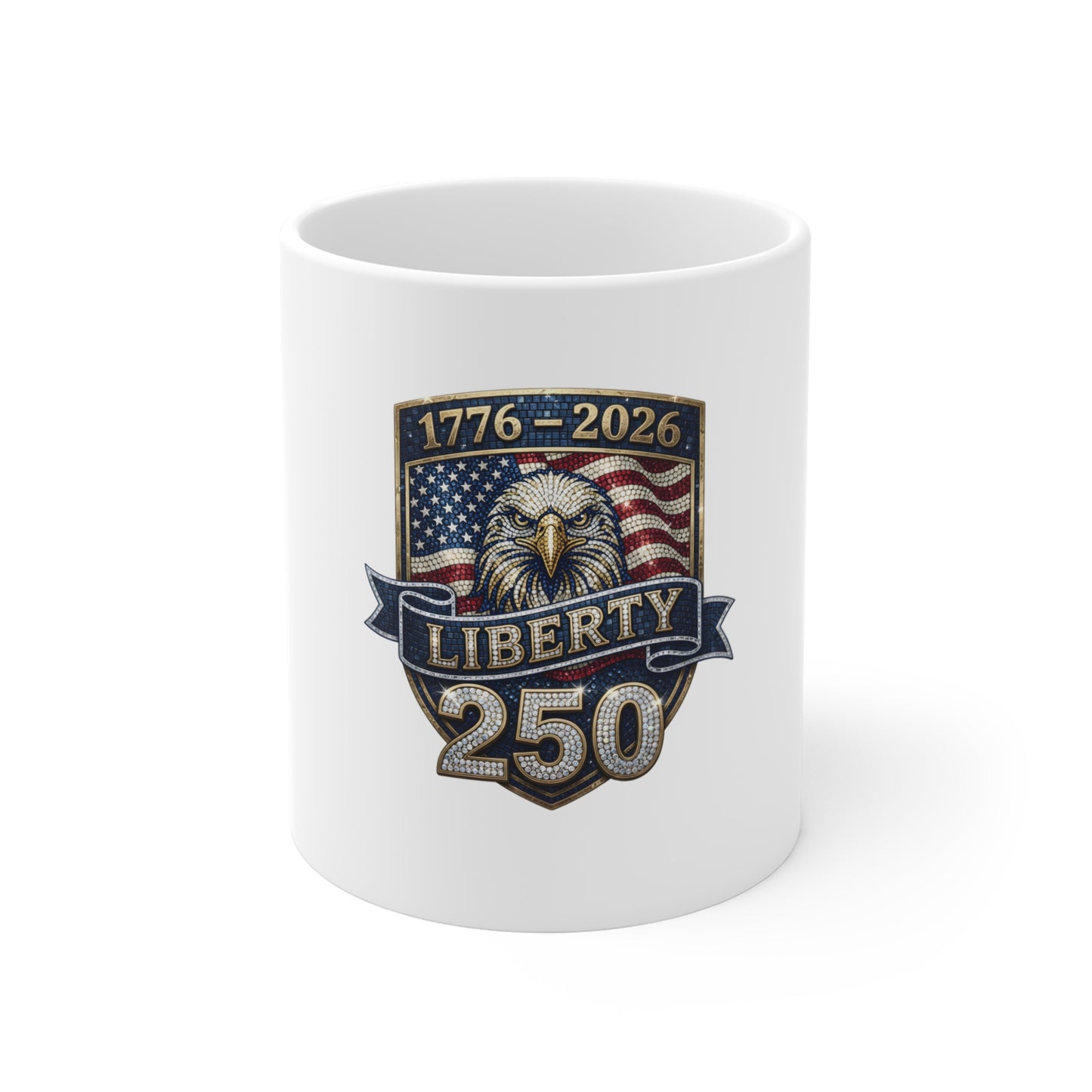 Liberty 250 Eagle Mug — 1776–2026 Patriotic Coffee Cup