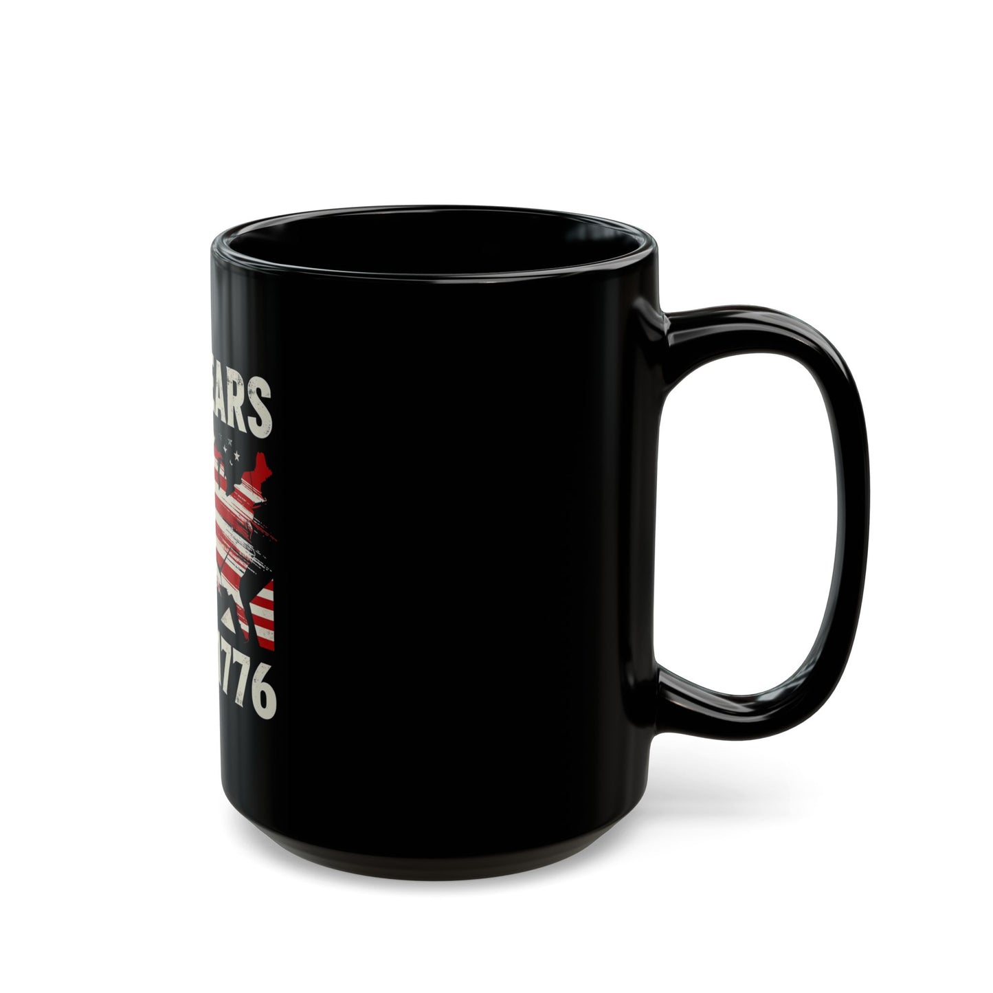 250 Years Since 1776 American Flag Map Coffee Mug — Patriotic Independence Day Gift