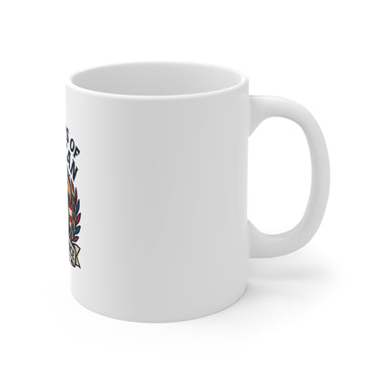 250 Years of American Independence 11oz Coffee Mug — July 4th Patriotic Eagle