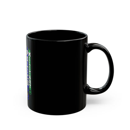 First Responders Flag Mug – EMS Fire Nurse Dispatch Police Military Coffee Cup – American Heroes Tribute Design Black Mug (11oz, 15oz)