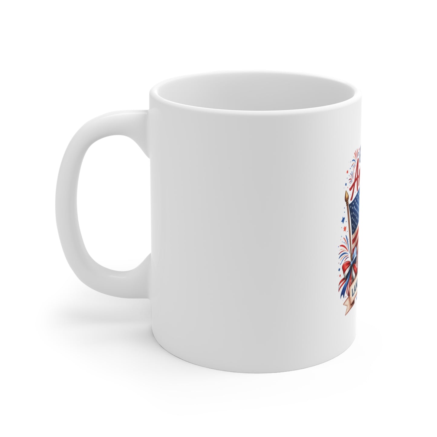 Patriotic Mug — "God Bless America" 11oz Coffee Cup