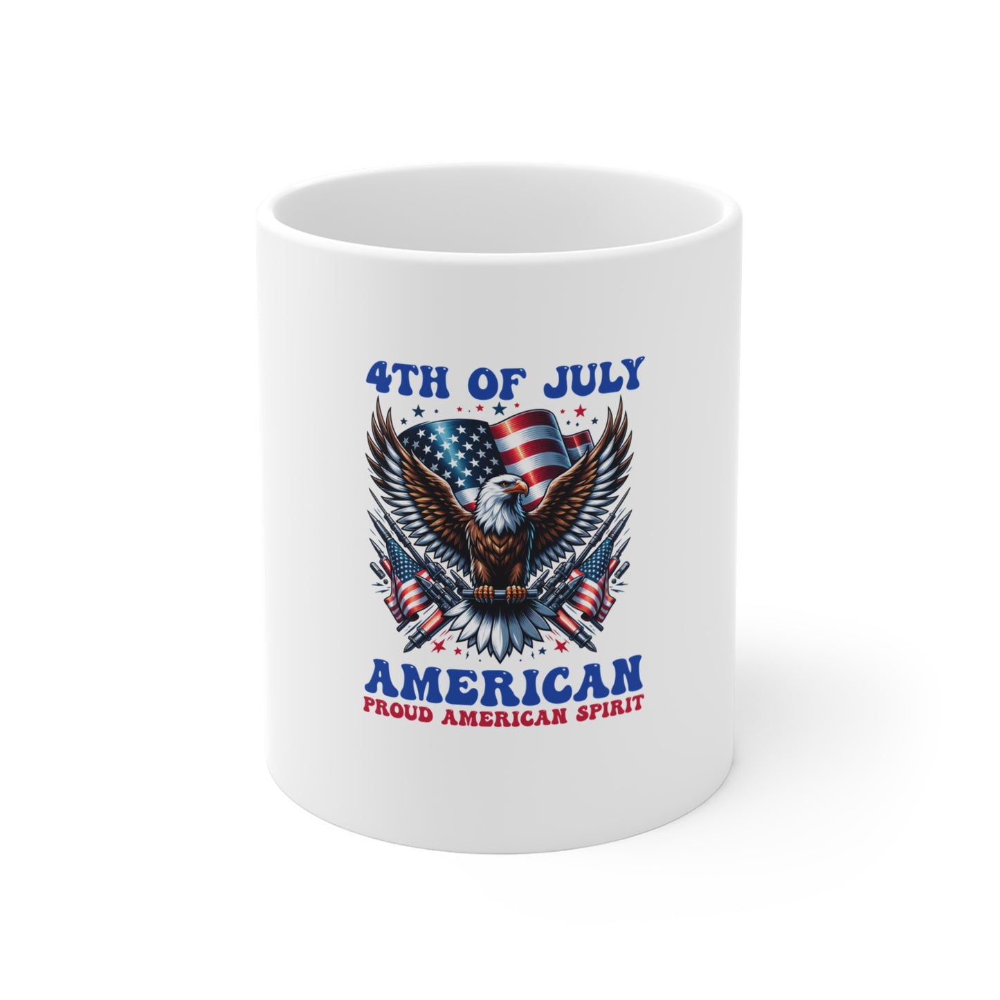 4th of July American Eagle Mug — Proud American Spirit 11oz
