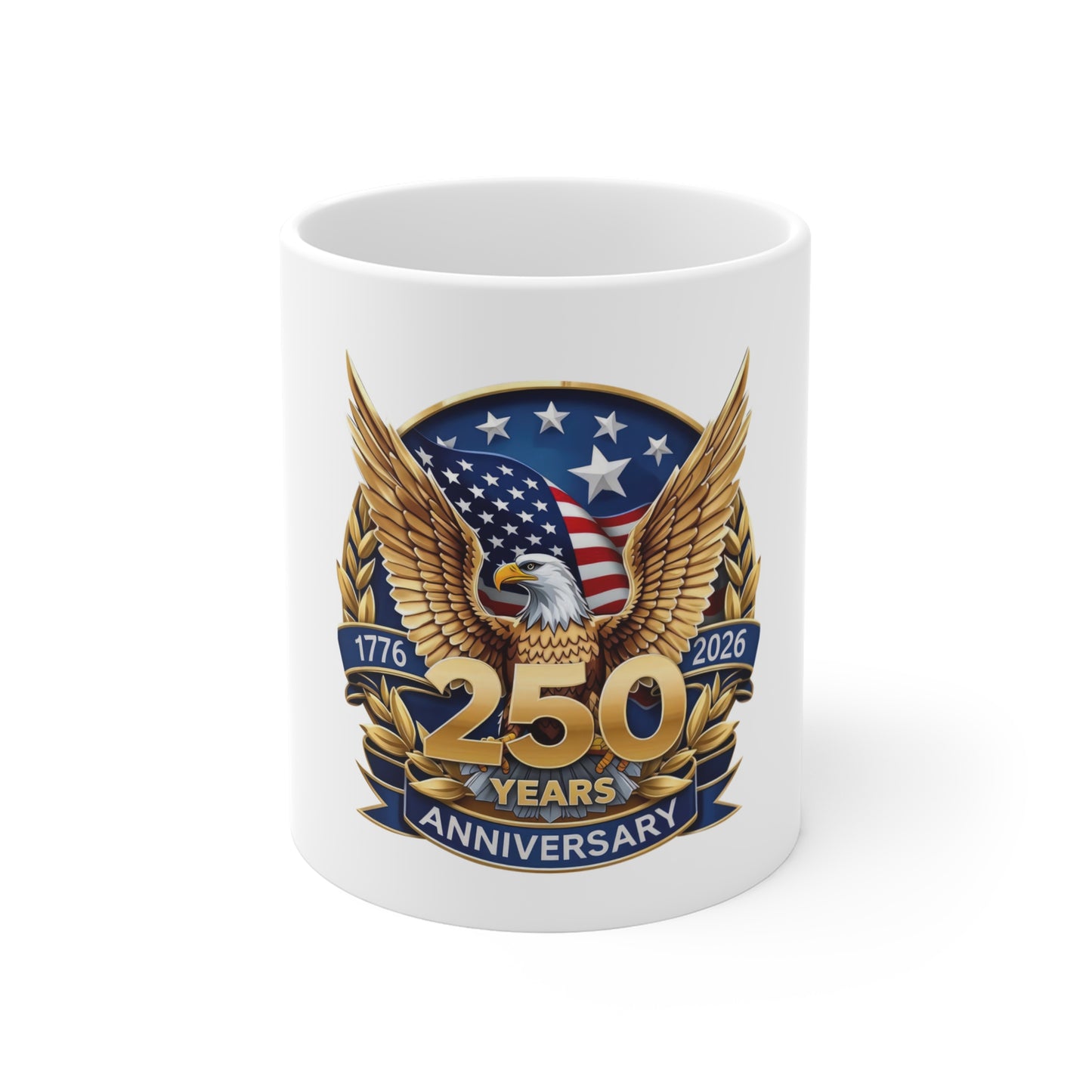 250th Anniversary Eagle Mug — 1776–2026 Patriotic Coffee Cup