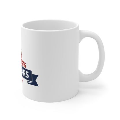 USA 250 Years Capitol Coffee Mug – American Anniversary Mug – Patriotic Government Landmark Design – Red White Blue Gift Mug 11oz