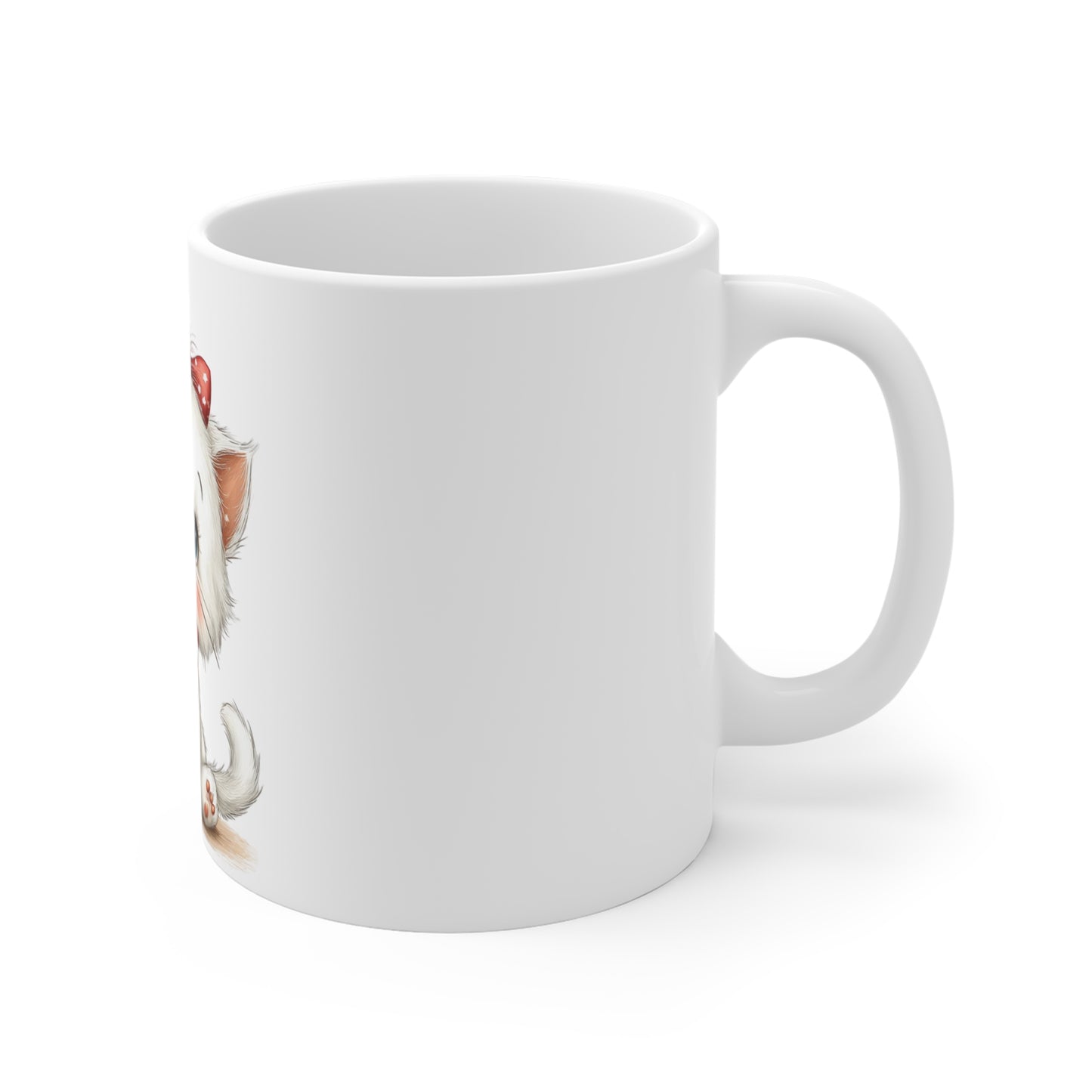 Patriotic Kitten with Bow Tie Mug – Cute USA Cat Coffee Mug – Americana Bow Tie Cat Mug – 4th of July Cat Lover Gift Patriotic Kitty Mug — Cute Cat with USA Bow Tie (11oz)