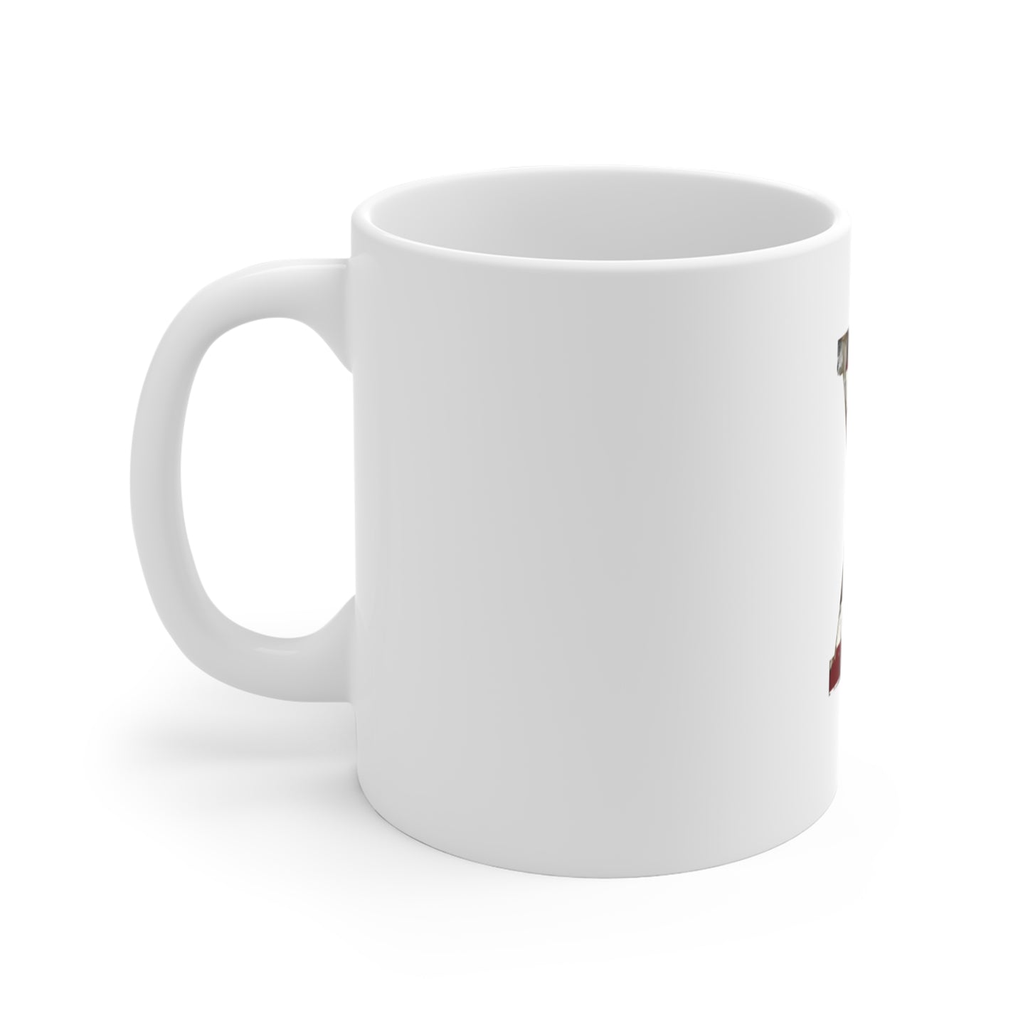 Patriotic Letter X Coffee Mug – American Flag Initial Mug – Distressed USA Monogram Mug – Vintage Americana Alphabet Gift Mug 11oz