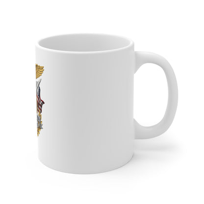 USA 250th Anniversary Eagle Coffee Mug – Patriotic Military Style Mug – American Eagle Freedom Cup – 1776–2026 Gift Mug 11oz