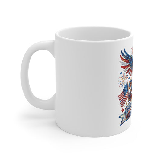 250th USA Anniversary Eagle Mug — United States of America 1776–2026 Patriotic Coffee Cup